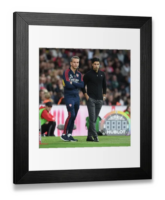 Framed Print : Arsenal Manager Mikel Arteta at Southampton: Premier League Clash 2022-23