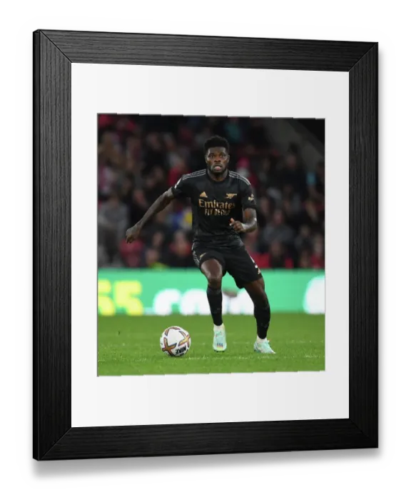 Framed Print : Thomas Partey: In Action for Arsenal vs. Southampton, Premier League 2022-23