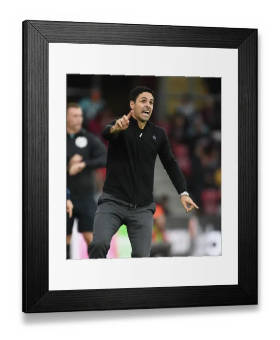 Framed Print : Mikel Arteta Leads Arsenal in Premier League Showdown against Southampton (2022-23) Framed Print : Mikel Arteta Leads Arsenal in Premier League Showdown against Southampton (2022-23)