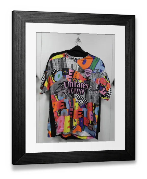 Framed Print : Arsenal's Pre-Match Focus: Southampton vs Arsenal, Premier League 2022-23 - Warm-Up Sessions