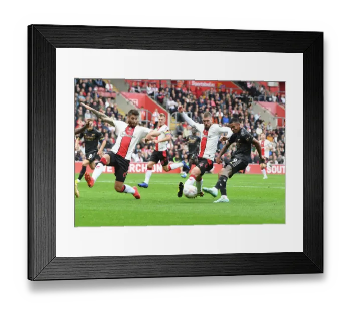 Framed Print : Gabriel Jesus vs. Lyanco: Battle at St. Mary's - Southampton vs. Arsenal, Premier League 2022-23 Framed Print : Gabriel Jesus vs. Lyanco: Battle at St. Mary's - Southampton vs. Arsenal, Premier League 2022-23