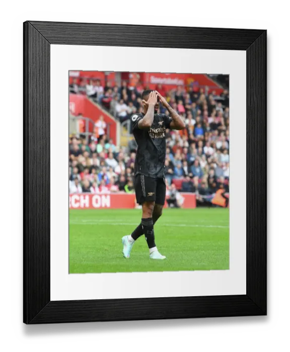 Framed Print : Gabriel Jesus in Action: Arsenal's Thrilling Showdown against Southampton, Premier League 2022-23 Framed Print : Gabriel Jesus in Action: Arsenal's Thrilling Showdown against Southampton, Premier League 2022-23