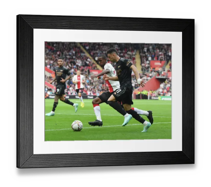 Framed Print : Martinelli's Star Performance: Arsenal's Triumph over Southampton in the 2022-23 Premier League Framed Print : Martinelli's Star Performance: Arsenal's Triumph over Southampton in the 2022-23 Premier League