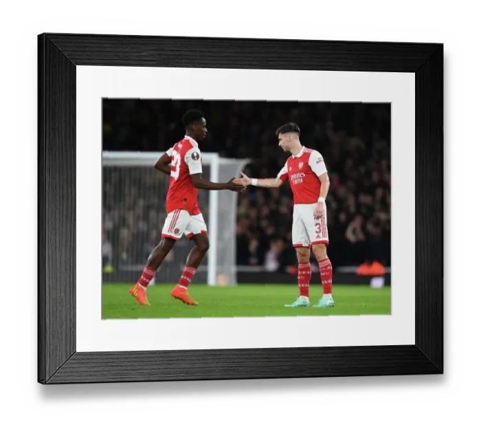 Framed Print : Arsenal vs PSV Eindhoven: Europa League Clash at Emirates Stadium