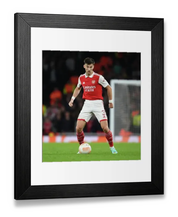 Framed Print : Arsenal's Kieran Tierney in Action against PSV Eindhoven (2022-23 Europa League) Framed Print : Arsenal's Kieran Tierney in Action against PSV Eindhoven (2022-23 Europa League)