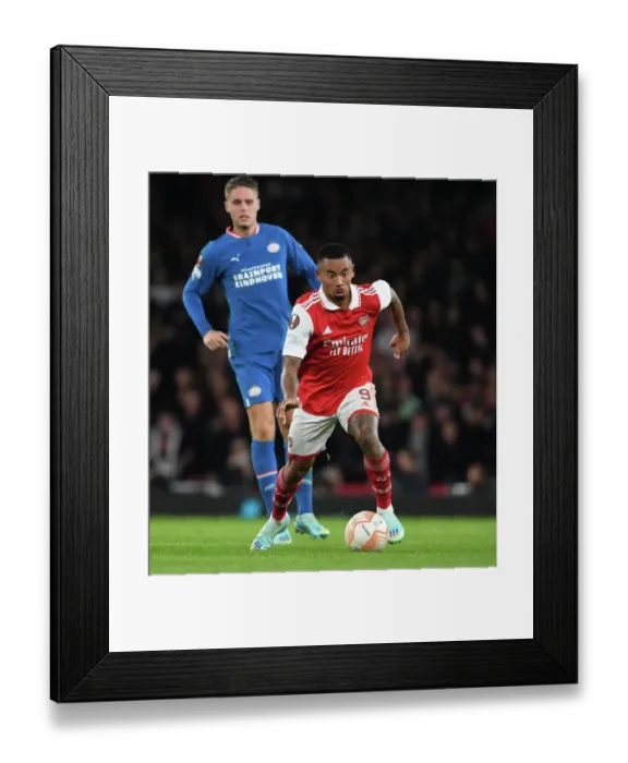 Framed Print : Arsenal vs PSV Eindhoven: Europa League Showdown at Emirates Stadium, 2022