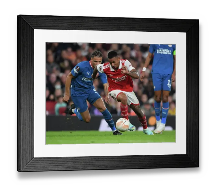Framed Print : Arsenal vs PSV Eindhoven: Europa League Showdown at Emirates Stadium (2022-23) Framed Print : Arsenal vs PSV Eindhoven: Europa League Showdown at Emirates Stadium (2022-23)