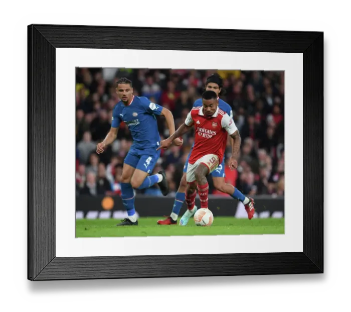 Framed Print : Arsenal vs PSV Eindhoven: Clash in the Europa League Group Stage (2022-23)
