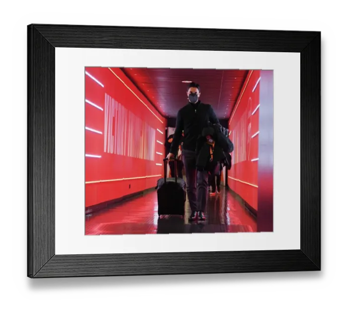 Framed Print : Mikel Arteta Leads Arsenal in Europa League Battle Against PSV Eindhoven Framed Print : Mikel Arteta Leads Arsenal in Europa League Battle Against PSV Eindhoven