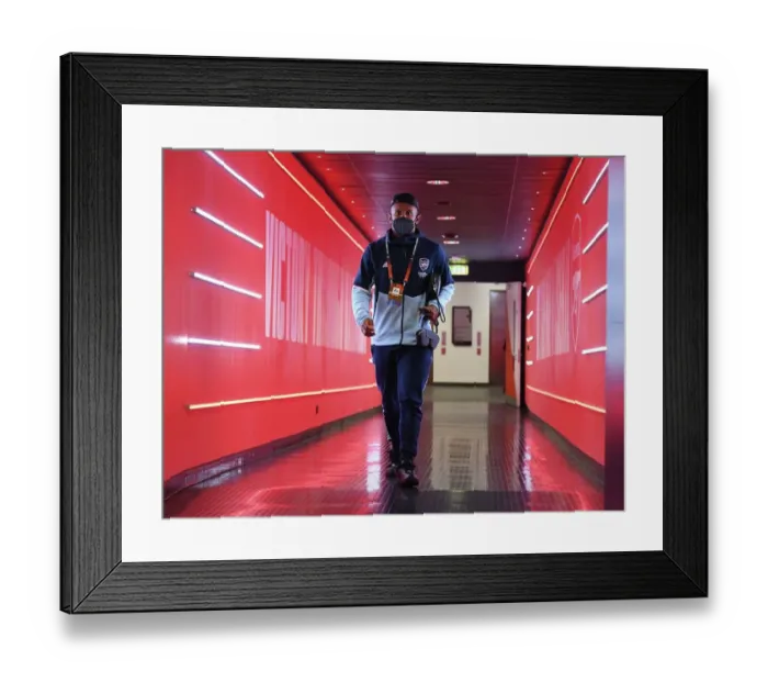 Framed Print : Arsenal vs PSV Eindhoven: Europa League Showdown at Emirates Stadium