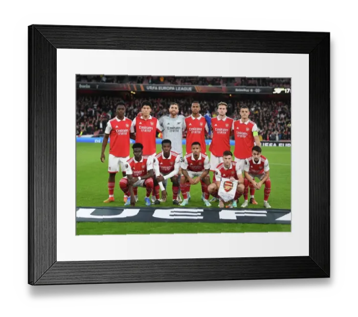 Framed Print : Arsenal vs PSV Eindhoven: Europa League Showdown at Emirates Stadium Framed Print : Arsenal vs PSV Eindhoven: Europa League Showdown at Emirates Stadium