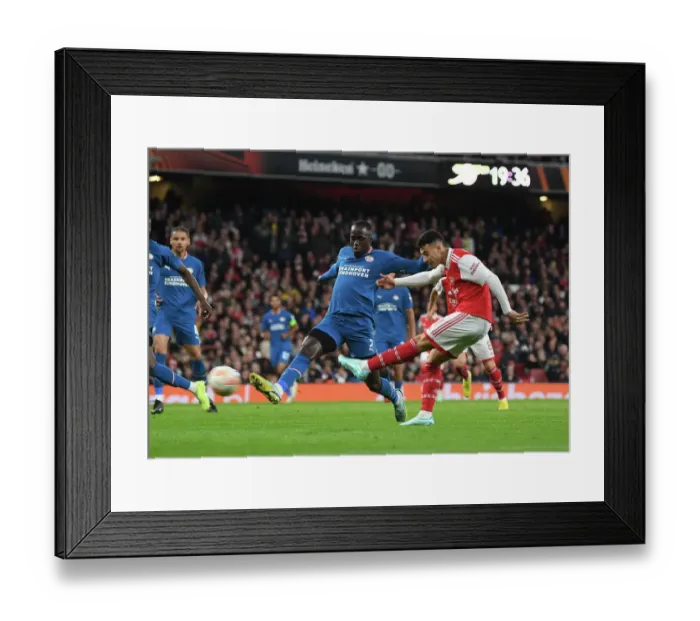 Framed Print : Martinelli's Star Performance: Arsenal Secures Europa League Triumph over PSV Eindhoven Framed Print : Martinelli's Star Performance: Arsenal Secures Europa League Triumph over PSV Eindhoven