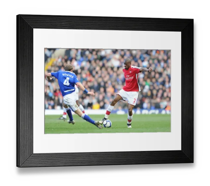 Framed Print : Abou Diaby vs. Lee Bowyer: Birmingham City Holds Arsenal to a Draw