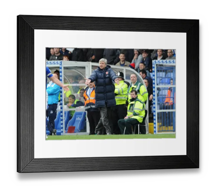Framed Print : Arsene Wenger at Birmingham City: A 1-1 Premier League Stalemate Framed Print : Arsene Wenger at Birmingham City: A 1-1 Premier League Stalemate