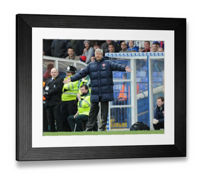 Framed Print : Arsene Wenger at Birmingham City: A 1-1 Premier League Draw (2009-10) Framed Print : Arsene Wenger at Birmingham City: A 1-1 Premier League Draw (2009-10)