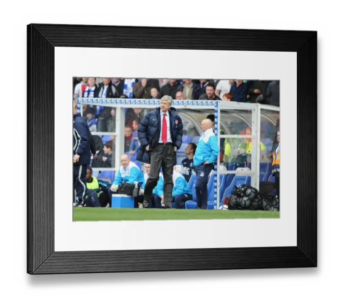 Framed Print : Arsene Wenger at Birmingham City: A 1-1 Premier League Draw (2009-10) Framed Print : Arsene Wenger at Birmingham City: A 1-1 Premier League Draw (2009-10)