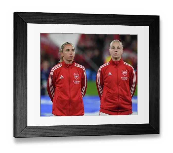 Framed Print : Arsenal Women vs FC Zurich: Battle in UEFA Women's Champions League