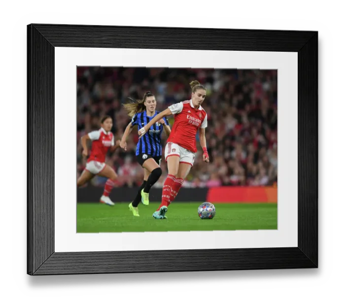 Framed Print : Arsenal vs. FC Zurich: Vivianne Miedema in Action - UEFA Women's Champions League Group C
