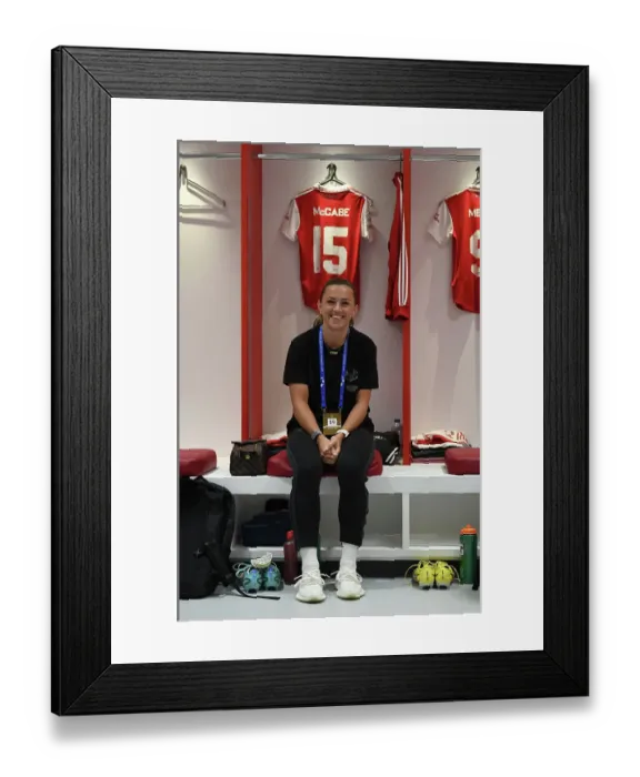 Framed Print : Arsenal Women Ready for UEFA Champions League Battle Against FC Zurich Framed Print : Arsenal Women Ready for UEFA Champions League Battle Against FC Zurich