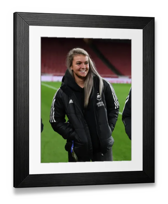 Framed Print : Showdown in the UEFA Women's Champions League: Arsenal Women vs. FC Zurich at Emirates Stadium