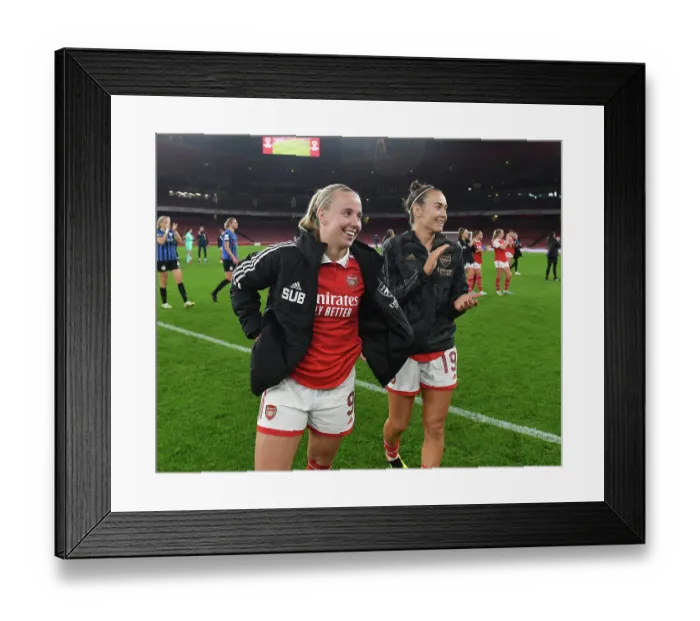 Framed Print : Arsenal Women Battle FC Zurich in UEFA Champions League Group C Showdown