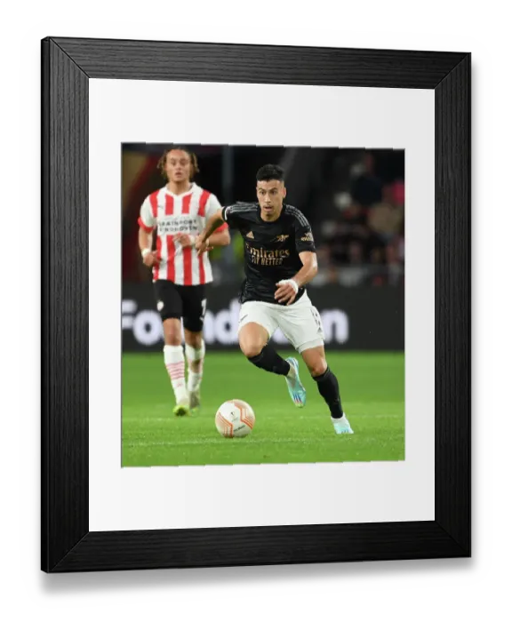 Framed Print : Martinelli Shines: Arsenal's Europa League Victory over PSV Eindhoven Framed Print : Martinelli Shines: Arsenal's Europa League Victory over PSV Eindhoven