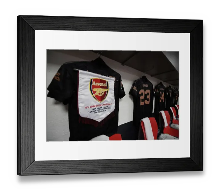 Framed Print : Arsenal's Europa League Group A Showdown: PSV Eindhoven vs Arsenal FC - Phillips Stadium, Eindhoven, 2022