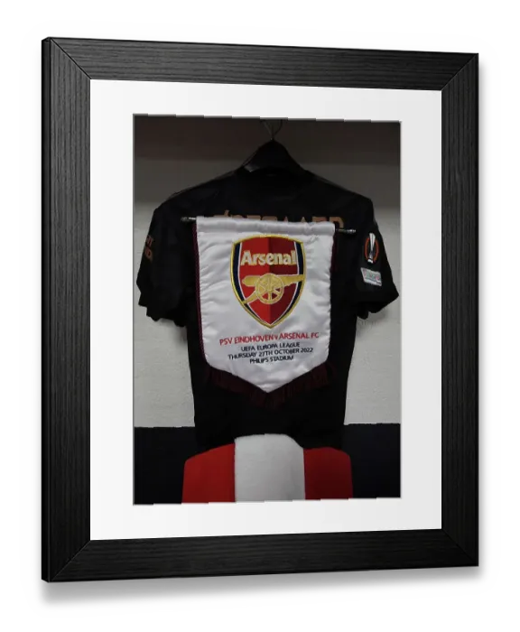 Framed Print : Arsenal FC's Europa League Showdown: Preparing for PSV Eindhoven at Phillips Stadium