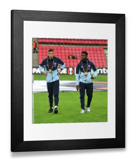 Framed Print : Arsenal FC vs PSV Eindhoven: UEFA Europa League Clash in Eindhoven (2022-23)