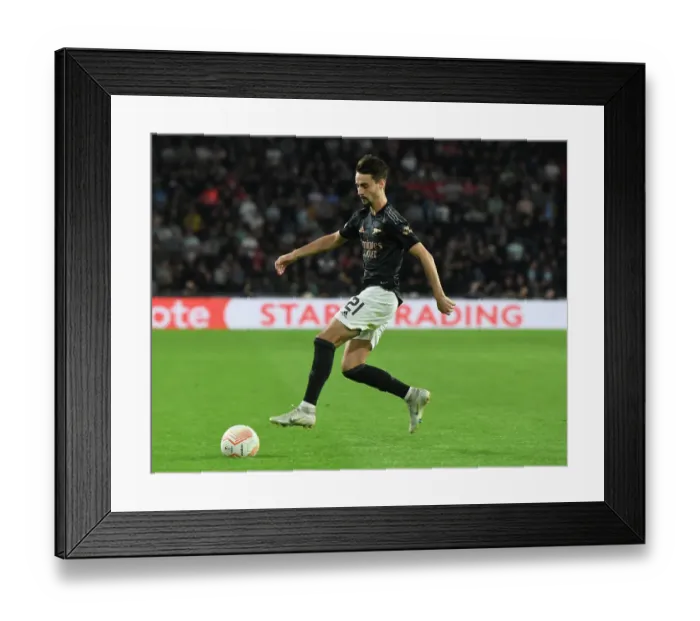 Framed Print : Fabio Vieira's Brilliant Performance: Arsenal Triumphs Over PSV Eindhoven in Europa League