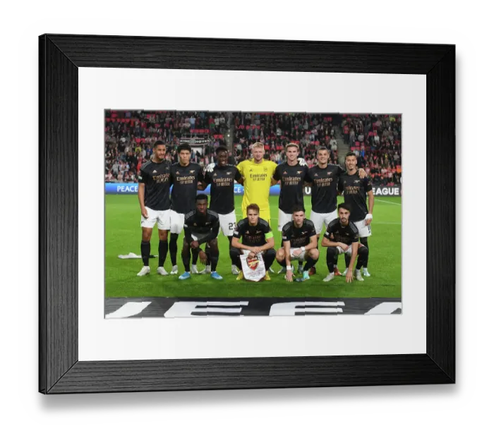 Framed Print : Arsenal vs PSV Eindhoven: Europa League Showdown in the Netherlands, 2022