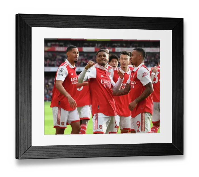 Framed Print : Reiss Nelson Scores His Second Goal: Arsenal's Triumph Over Nottingham Forest in 2022-23 Premier League Framed Print : Reiss Nelson Scores His Second Goal: Arsenal's Triumph Over Nottingham Forest in 2022-23 Premier League