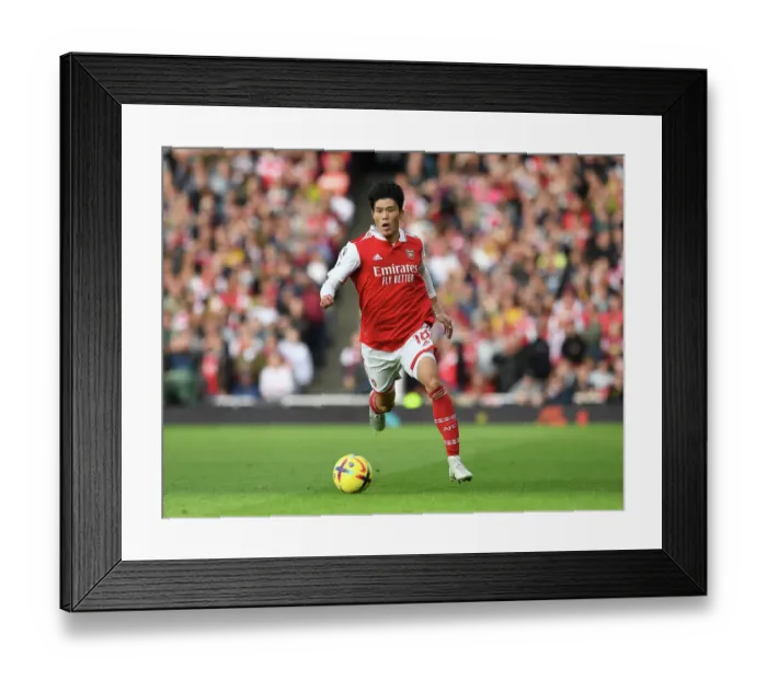 Framed Print : Arsenal vs. Nottingham Forest: Tomiyasu in Action at the Emirates Stadium (2022-23) Framed Print : Arsenal vs. Nottingham Forest: Tomiyasu in Action at the Emirates Stadium (2022-23)