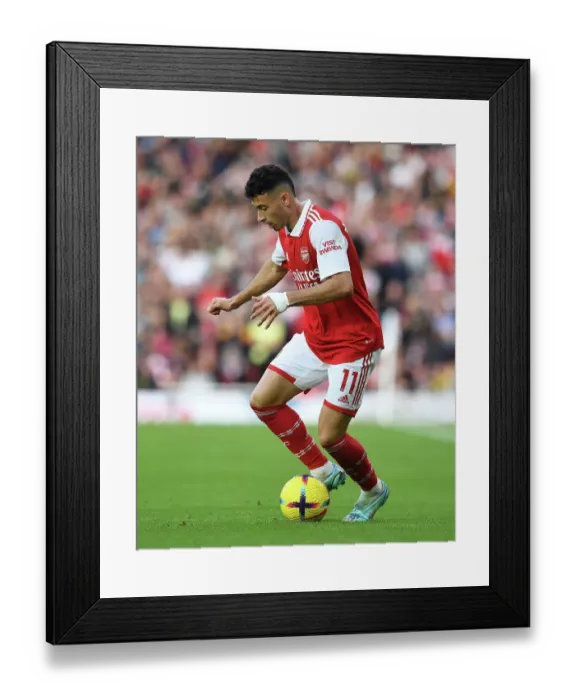 Framed Print : Martinelli Shines: Arsenal's Dominance Over Nottingham Forest
