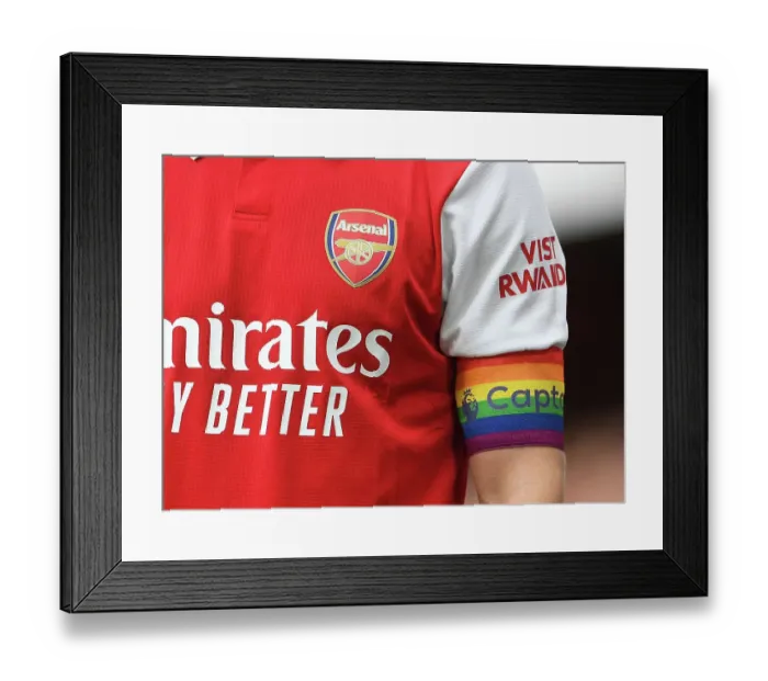 Framed Print : Martin Odegaard in Action: Arsenal Takes on Nottingham Forest in the Premier League 2022-23