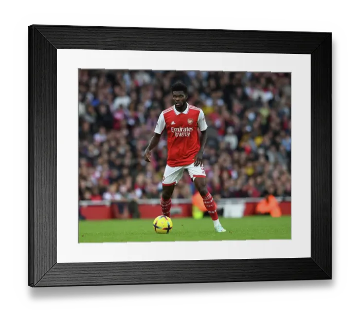 Framed Print : Thomas Partey: In Action for Arsenal against Nottingham Forest, Premier League 2022-23
