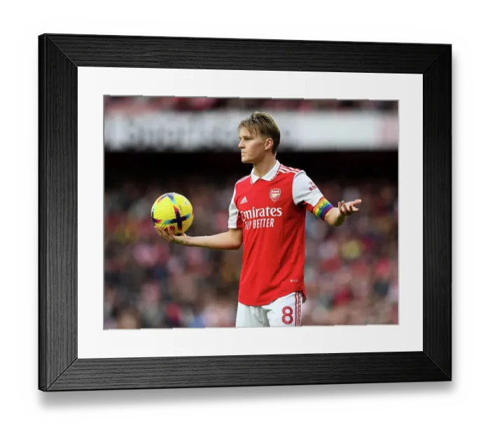 Framed Print : Martin Odegaard's Brilliant Display: Arsenal's Victory Over Nottingham Forest Framed Print : Martin Odegaard's Brilliant Display: Arsenal's Victory Over Nottingham Forest