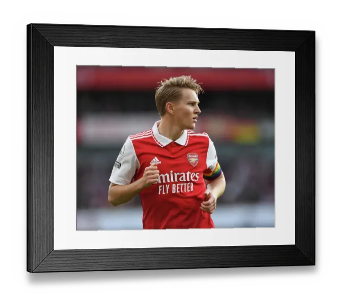 Framed Print : Martin Odegaard Shines: Arsenal Dominates Nottingham Forest in Premier League Clash Framed Print : Martin Odegaard Shines: Arsenal Dominates Nottingham Forest in Premier League Clash