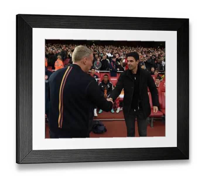 Framed Print : Arsenal's Mikel Arteta and Nottingham Forest's Steve Cooper Pre-Match Handshake - Premier League 2022-23 Framed Print : Arsenal's Mikel Arteta and Nottingham Forest's Steve Cooper Pre-Match Handshake - Premier League 2022-23