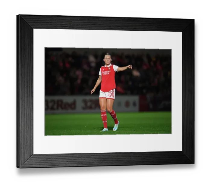 Framed Print : Stina Blackstenius Star Performance: Arsenal Women Outshine West Ham United in FA WSL Clash