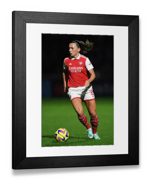 Framed Print : Arsenal Women vs West Ham United: Showdown in the Barclays WSL at Meadow Park