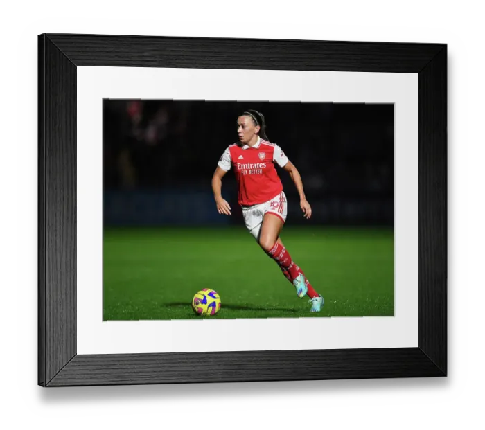 Framed Print : Arsenal Women vs. West Ham United: Showdown in the Barclays WSL at Meadow Park