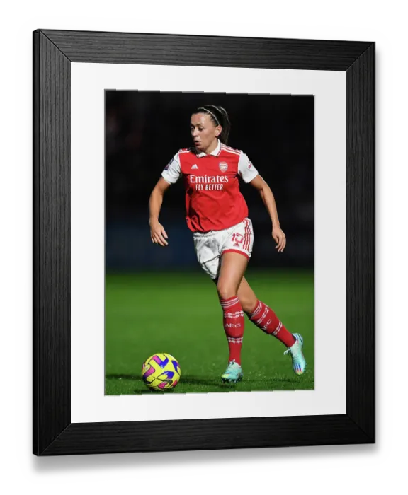 Framed Print : Arsenal Women vs. West Ham United: A Battle in the Barclays WSL at Meadow Park