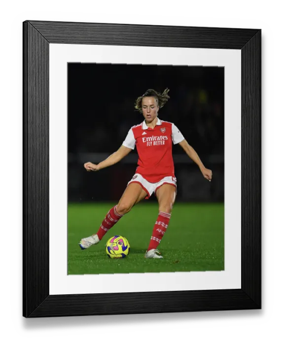 Framed Print : Arsenal Women vs West Ham United: A Battle in the Barclays WSL at Meadow Park