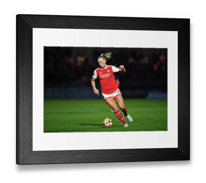 Framed Print : Stina Blackstenius Shines: Arsenal Women's Dominant Victory over West Ham United in Barclays WSL