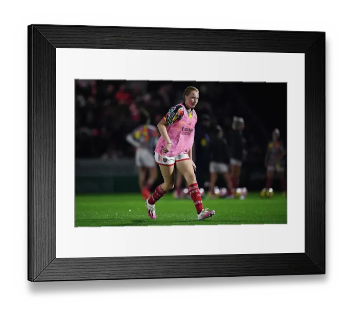 Framed Print : Arsenal's Katie Reid in Action: Arsenal Women vs West Ham United, 2022-23 FA WSL Match Framed Print : Arsenal's Katie Reid in Action: Arsenal Women vs West Ham United, 2022-23 FA WSL Match