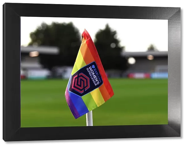 Arsenal vs. West Ham United: Rainbow Laces Match - Vibrant Corner Flags Light Up Barclays Women's Super League Clash