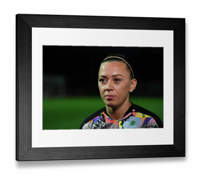 Framed Print : Arsenal vs. West Ham United: FA WSL Clash at Meadow Park Framed Print : Arsenal vs. West Ham United: FA WSL Clash at Meadow Park