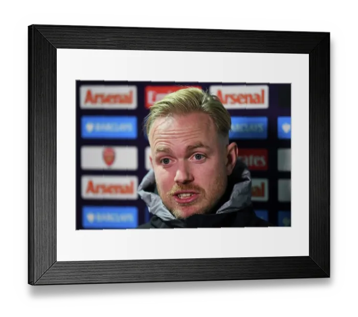 Framed Print : Arsenal Women vs. West Ham United: Jonas Eidevall's Gameplan (Barclays FA WSL, 2022-23) - Arsenal Head Coach Prepares for Match Against West Ham United Framed Print : Arsenal Women vs. West Ham United: Jonas Eidevall's Gameplan (Barclays FA WSL, 2022-23) - Arsenal Head Coach Prepares for Match Against West Ham United