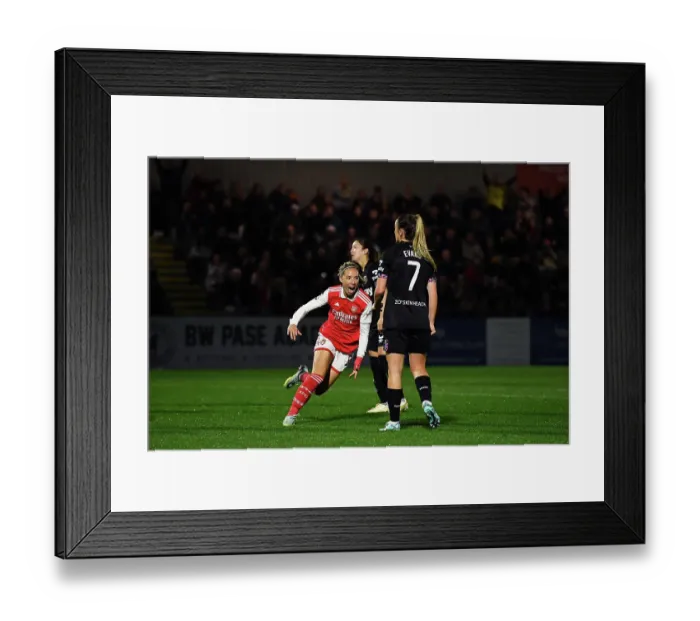Framed Print : Jordan Nobbs Scores First Goal for Arsenal Women in 2022-23 FA WSL Match Against West Ham United Framed Print : Jordan Nobbs Scores First Goal for Arsenal Women in 2022-23 FA WSL Match Against West Ham United